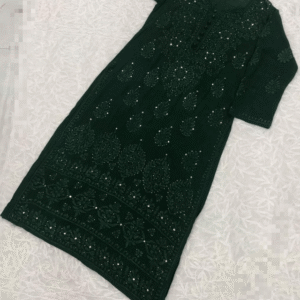 Viscose Kurta with Ghaspatti & Mukesh Work