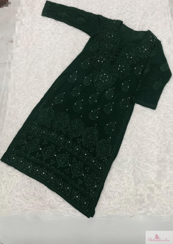 Viscose Kurta with Ghaspatti & Mukesh Work