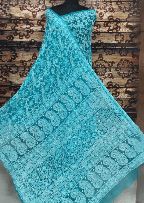 Full Jaal Georgette Saree for Festive Wear - Image 5
