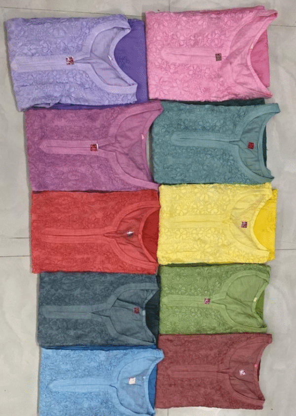 Pure Chanderi Ombre Kurti