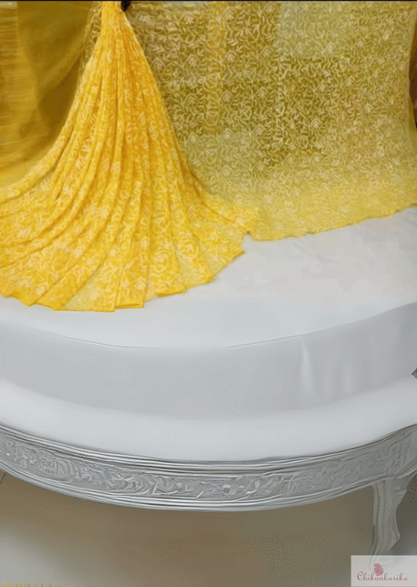 Traditional Tepchi Saree with Hand Embroidery - Image 9